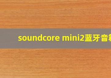 soundcore mini2蓝牙音箱